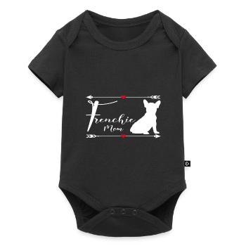 Français Bouledogue - Body à manches courtes Premium Bébé - noir - Devant