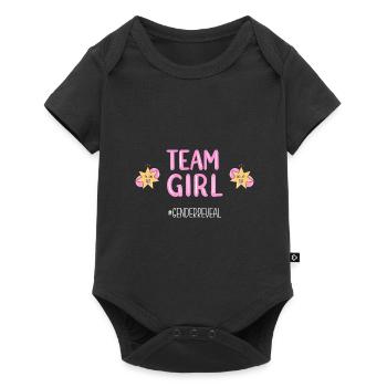 Gender Reveal Babyparty Geschlecht - Baby Premium short-sleeve bodysuit - black - Front