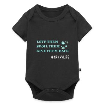 Nanny Babysitter Childminder - Baby Premium short-sleeve bodysuit - black - Front