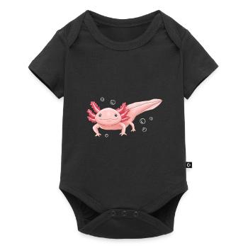 Pink Underwater Axolotl Design for Axolotl Fans - Baby Premium short-sleeve bodysuit - black - Front