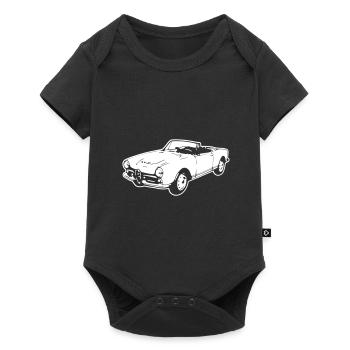 Vintage Alfa Spider - Body à manches courtes Premium Bébé - noir - Devant