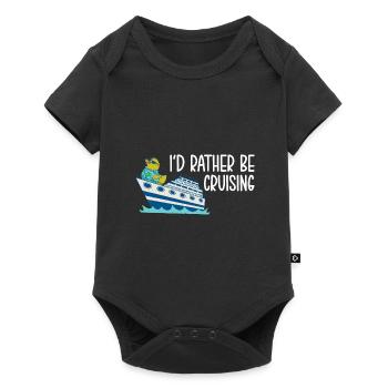 Cruise Cruise Ship - Baby Premium short-sleeve bodysuit - black - Front