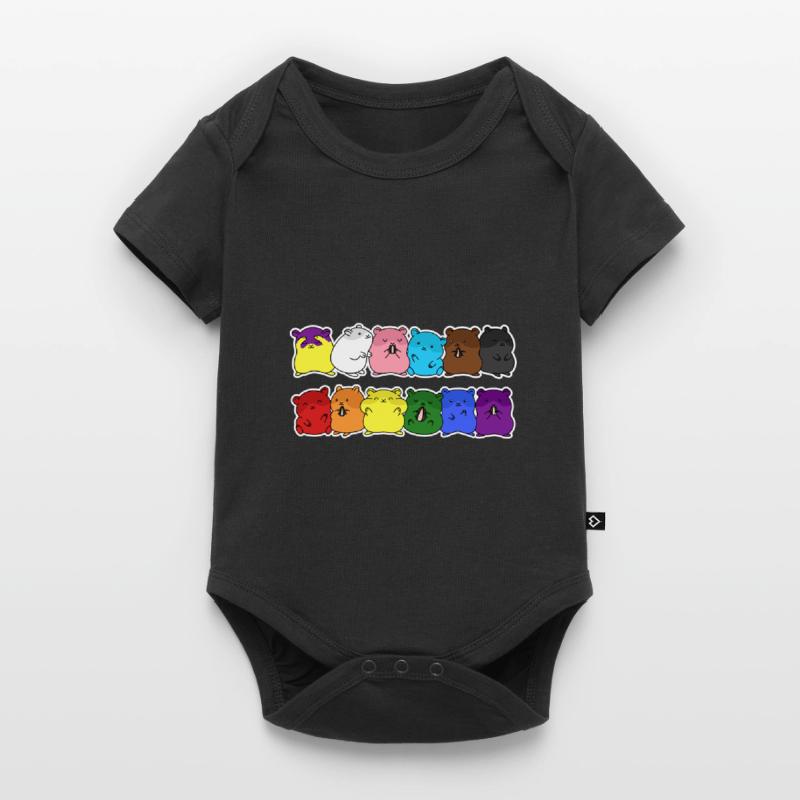Fierté Progrès Flag Hamster Egalité Body à manches courtes Premium Bébé