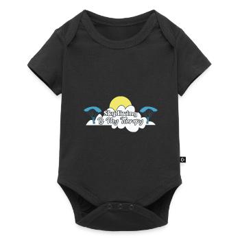 Parachute Skydiving Parachutists - Baby Premium short-sleeve bodysuit - black - Front