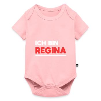 Regina Name Spruch für stolze Reginas - Baby Premium Kurzarmbody - Rosa - Vorne