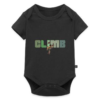 Bouldering Climbing Sports Gym Wall - Baby Premium short-sleeve bodysuit - black - Front