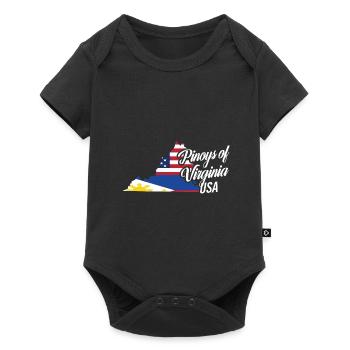 Les Philippins de Virginie conçoivent pour Proud Fil-Ams - Body à manches courtes Premium Bébé - noir - Devant