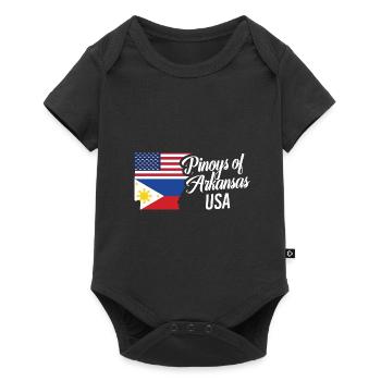 Philippins par Arkansas Design pour Proud Fil-Ams - Body à manches courtes Premium Bébé - noir - Devant