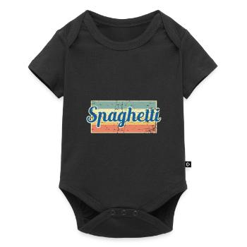 Spaghetti - Body à manches courtes Premium Bébé - noir - Devant