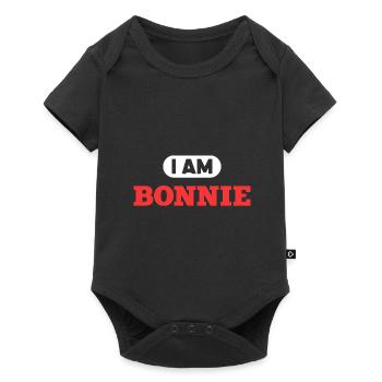 Bonnie Name Saying für stolze Bonnies - Baby Premium Kurzarmbody - Schwarz - Vorne