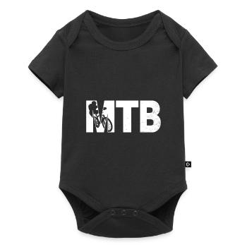 Cool Mountain Bike Art Men Women Mountain Bike Ride - Baby Premium short-sleeve bodysuit - black - Front