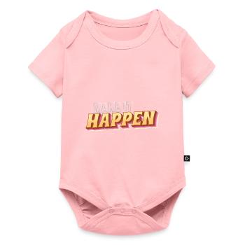 Réalisez vos objectifs - Body à manches courtes Premium Bébé - rose - Devant