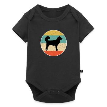 Alaskan Malamute Dog Gift design - Baby Premium short-sleeve bodysuit - black - Front