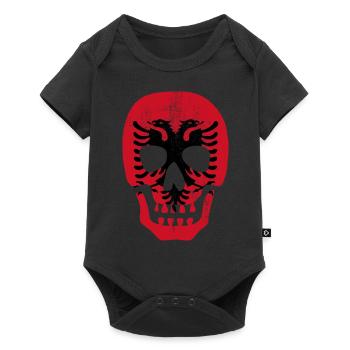 Albania - Baby Premium short-sleeve bodysuit - black - Front