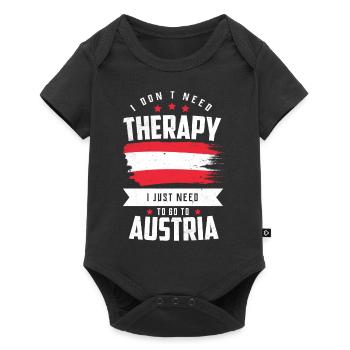 L'Autriche - Body à manches courtes Premium Bébé - noir - Devant