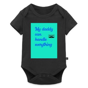 Daddy - Baby Premium short-sleeve bodysuit - black - Front
