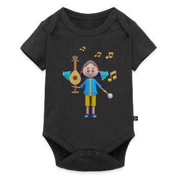 Drôle 27 - Body à manches courtes Premium Bébé - noir - Devant