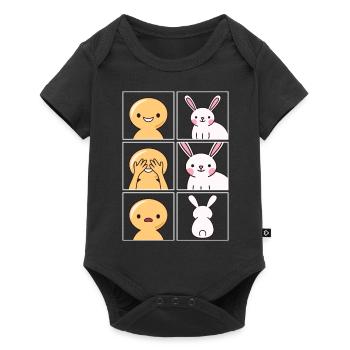 Rabbit ignore la conception pour les propriétaires de lapins - Body à manches courtes Premium Bébé - noir - Devant