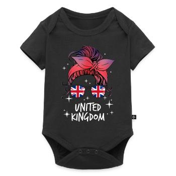 United Kingdom - Baby Premium short-sleeve bodysuit - black - Front