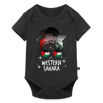 Sahara occidental - Body à manches courtes Premium Bébé - noir - Devant