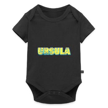 Kratzer im Namen von Ursula - Baby Premium Kurzarmbody - Schwarz - Vorne