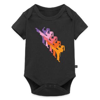 Taekwondo Femme - Body à manches courtes Premium Bébé - noir - Devant
