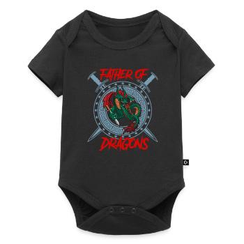 Father Of Dragons imaginative exciting exciting - Baby Premium short-sleeve bodysuit - black - Front