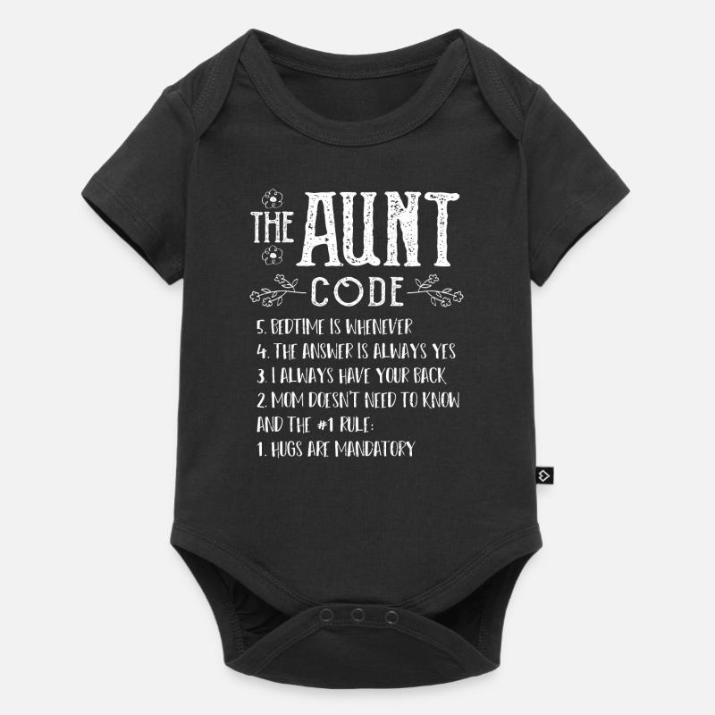 The Aunt Code - aunt - Baby Premium short-sleeve bodysuit - black