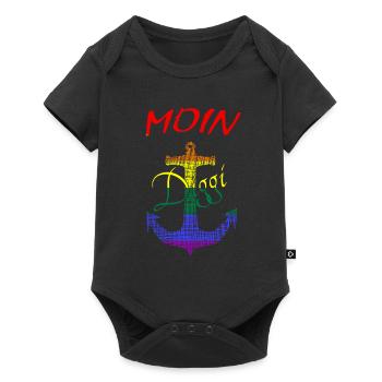 Anker Hamburg Diggi LGBTQ - Baby Premium Kurzarmbody - Schwarz - Vorne