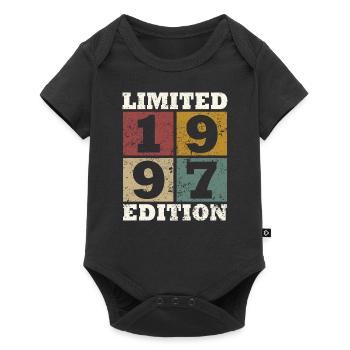 Vintage Cadeau 1997 Anniversaire Édition limitée - Body à manches courtes Premium Bébé - noir - Devant