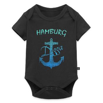 Anker Hamburg Digga - Baby Premium Kurzarmbody - Schwarz - Vorne