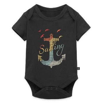Sailing - Baby Premium Kurzarmbody - Schwarz - Vorne