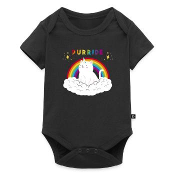 Cadeau Gay Pride Gay LGBT Rainbow Lesbiennes - Body à manches courtes Premium Bébé - noir - Devant