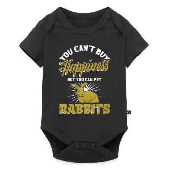 Lapin lapin - Body à manches courtes Premium Bébé - noir - Devant