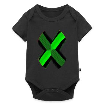 Neon Black X - Baby Premium short-sleeve bodysuit - black - Front