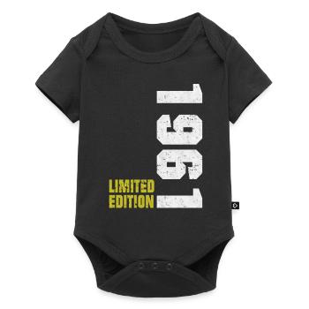 Édition limitée 1961 Born Birthday Sayings - Body à manches courtes Premium Bébé - noir - Devant