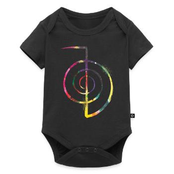Symbole Reiki - Body à manches courtes Premium Bébé - noir - Devant