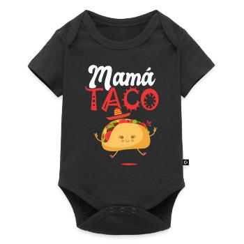 mama taco Taco Tacos Mexican food gift - Baby Premium short-sleeve bodysuit - black - Front