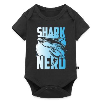 Sharks Ocean Swimming - Baby Premium short-sleeve bodysuit - black - Front