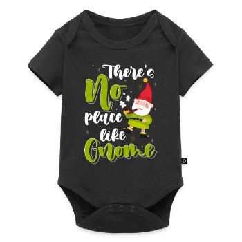 Chapeau pointu Gnome Fantasy - Body à manches courtes Premium Bébé - noir - Devant