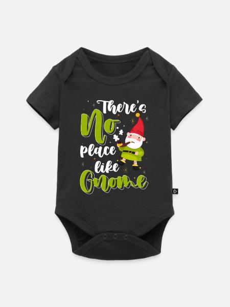 Zipfelmütze Wichtel Fantasie - Baby Premium Kurzarmbody - Schwarz