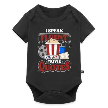 Movie lover screen Staff Hollywood - Baby Premium short-sleeve bodysuit - black - Front