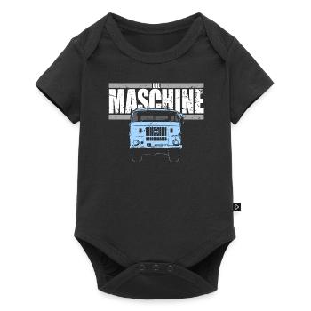 W50 - The Machine - Baby Premium short-sleeve bodysuit - black - Front