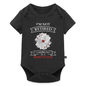 Card Card Blackjack Game - Baby Premium short-sleeve bodysuit - black - Front