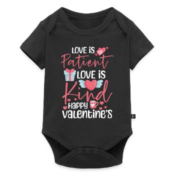 Valentine's Day Boyfriend In Love Affection - Baby Premium short-sleeve bodysuit - black - Front