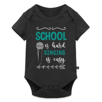 Singer Passion Musical - Baby Premium short-sleeve bodysuit - black - Front