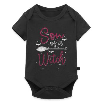 Sorcellerie Wife Halloween Wicca - Body à manches courtes Premium Bébé - noir - Devant