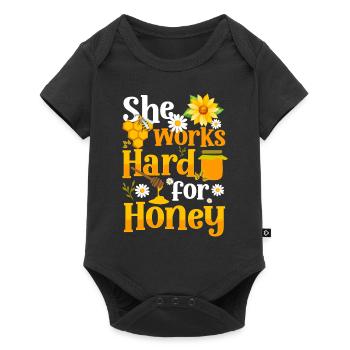 Honey Environmental Protection Growers - Baby Premium short-sleeve bodysuit - black - Front