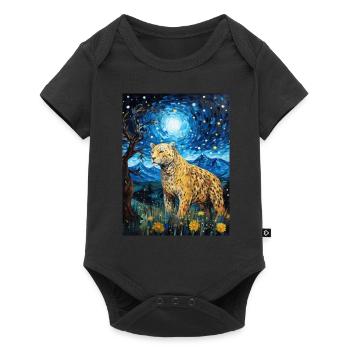 Jaguar Van Gogh Style - Body à manches courtes Premium Bébé - noir - Devant
