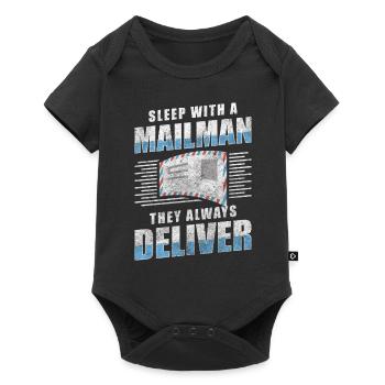 Postman Letter Profession Parcel Deliverer - Baby Premium short-sleeve bodysuit - black - Front